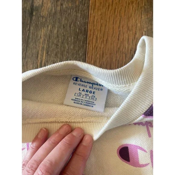 Champion Reverse Weave Cropped crewneck sweater‎ - Picture 2 of 4